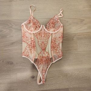 Savage fenty pink body suit size M